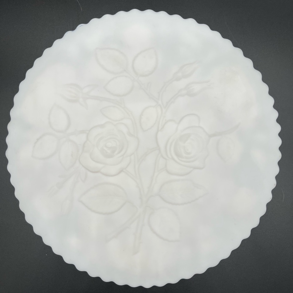 Imperial glass cake plate